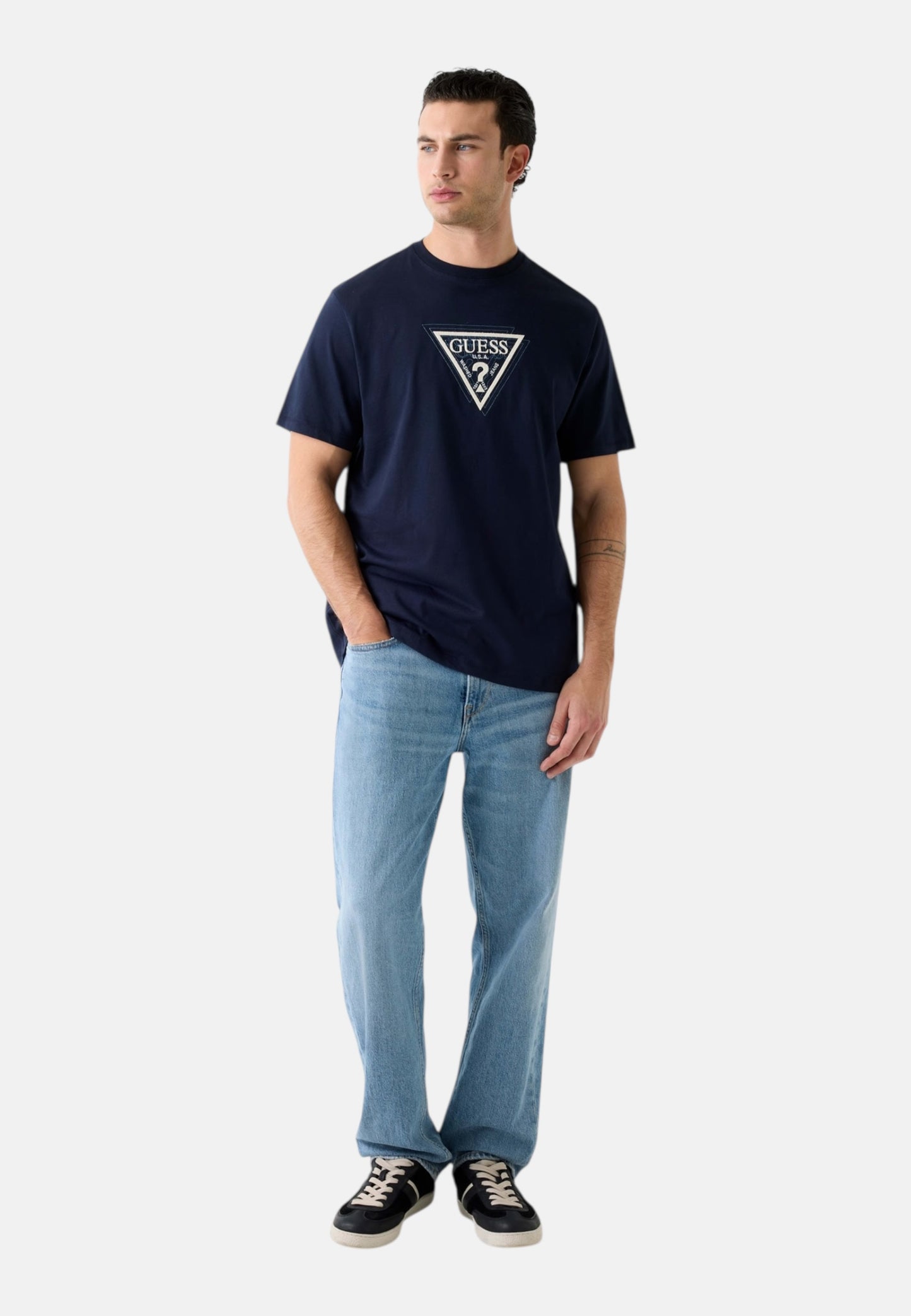 T-Shirt Manica Corta Uomo Guess  Terry Logo M6RI23K8FQ4