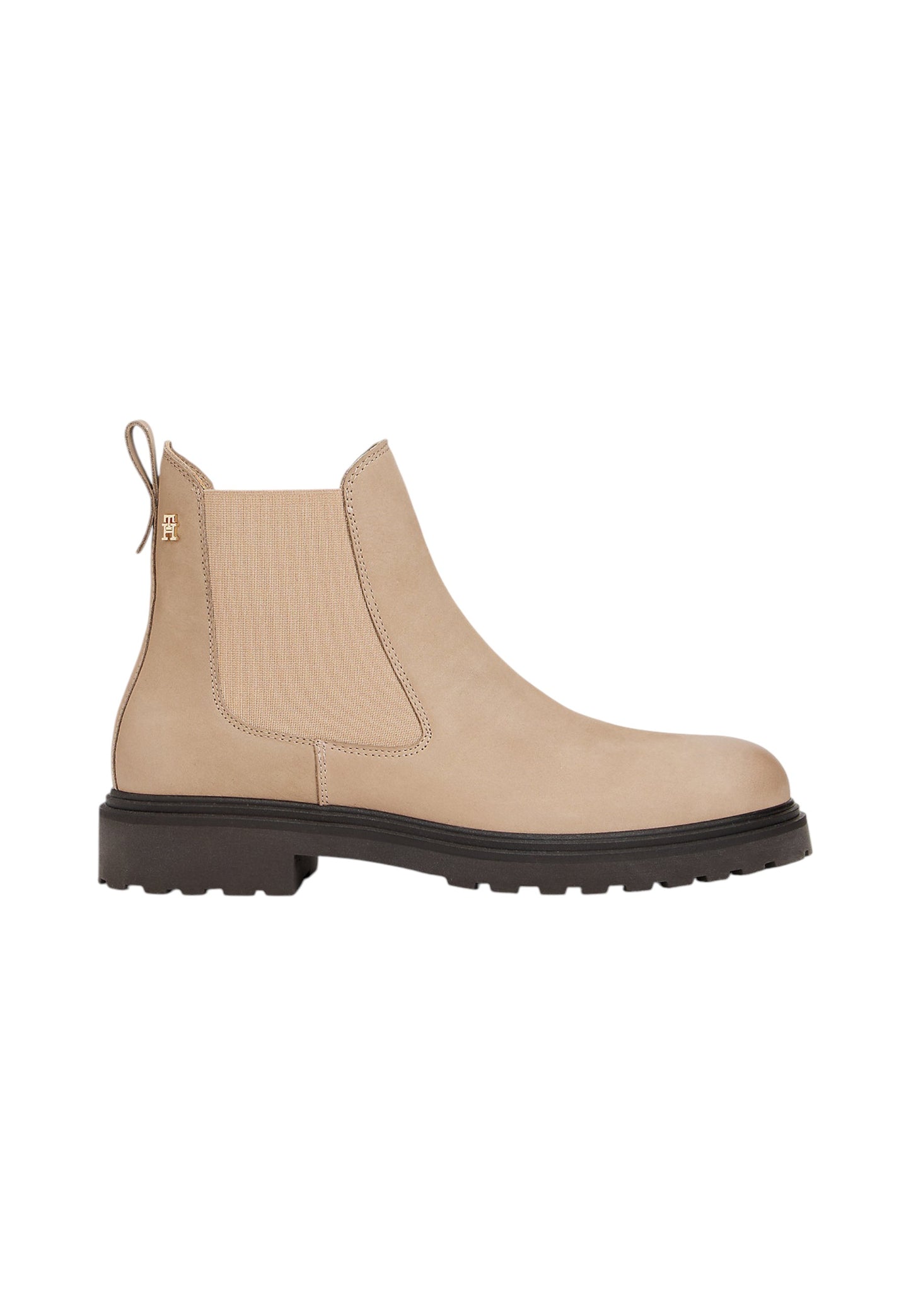 Stivaletti Chelsea Donna Tommy Hilfiger  Th Nubuck Cleated FW0FW09041