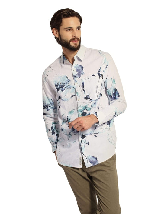 Camicia Manica lunga Uomo Guess   M2GH25WEKQ1