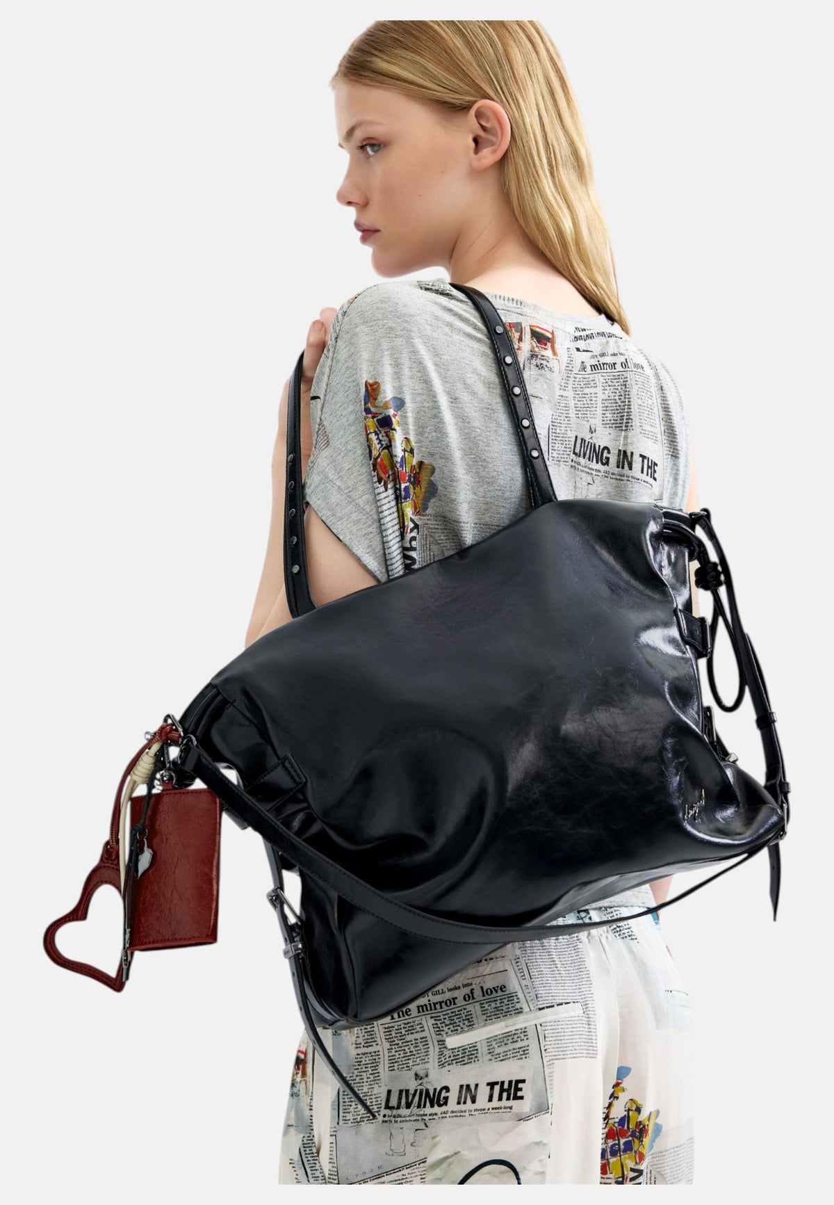 Borsa A Spalla Donna Desigual  Bag Galaxy Lifta 2.0 Black 26WAXP04
