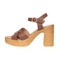 Sandali Con Tacco Donna Nero Giardini In Pelle Con Fasce Intrecciate  E617010D