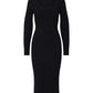 Vestito Midi Donna Liu Jo In Maglia A Coste  WF6430MA54S