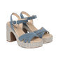 Sandali Con Tacco Donna Nero Giardini In Pelle Scamosciata Con Fasce Incrociate  E616070D