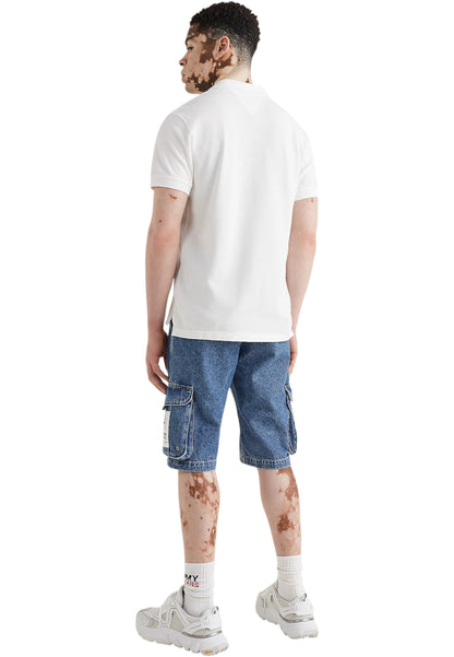 Polo Manica Corta Uomo Tommy Jeans  Tjm Tommy Badge Ligh