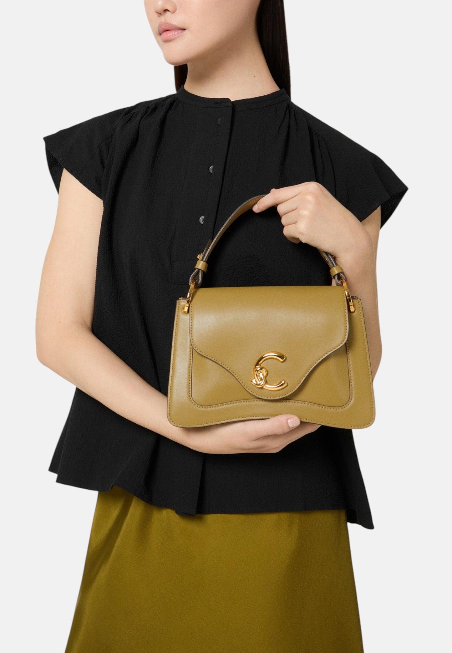Borsa A Tracolla Donna Coccinelle In Pelle Liscia Di Vitello Coccinelle C-Me Calf Small E1SSK180201