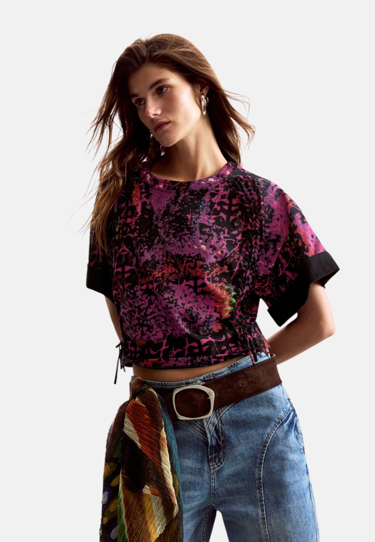 T-Shirt  Donna Desigual  Ts Beattle Lacroix 26SWTK26