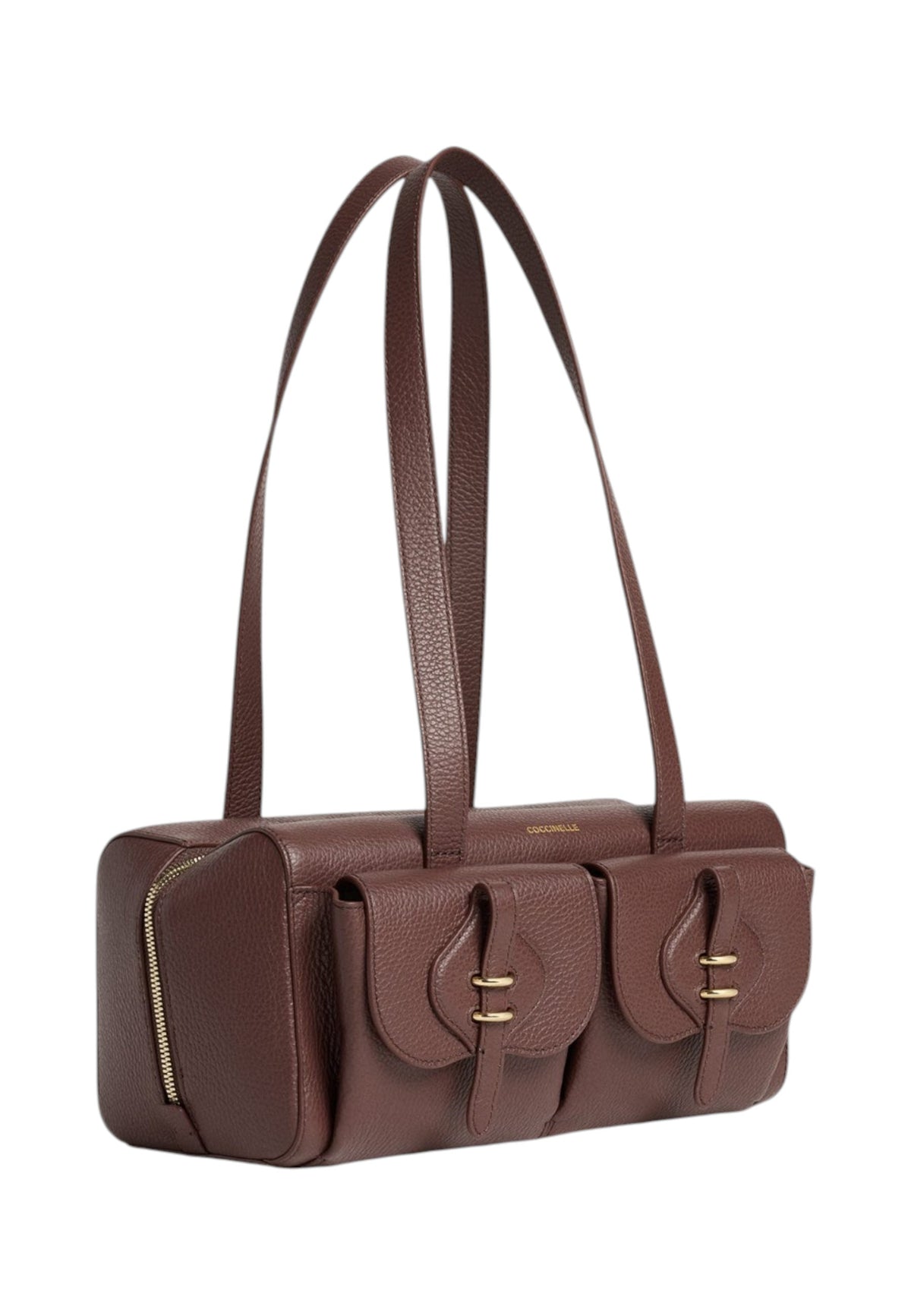 Borsa A Spalla Donna Coccinelle Pelle con grana, Con tasca Mavery Pocket E1VGK120301