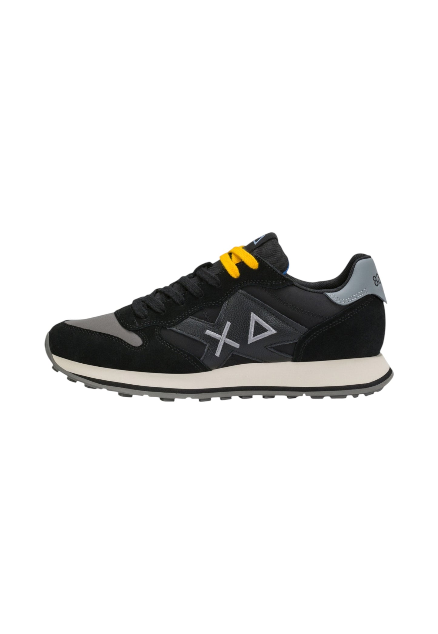 Sneakers Basse Uomo Sun68 Stile Running, Nylon E Suede, Maxi Logo, Bicolor Jaki 2.0 Bicolor Z46122