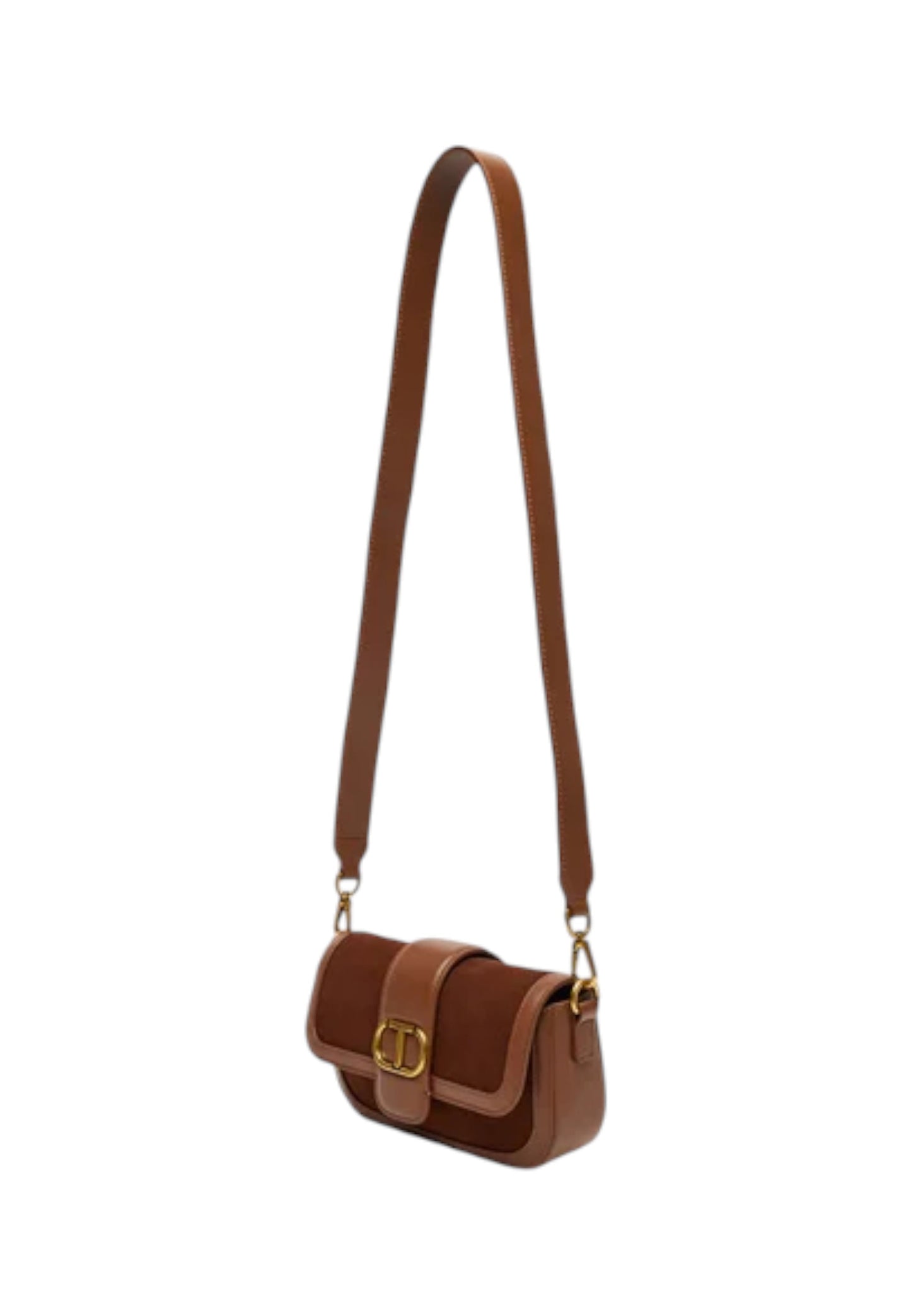 Borsa A Tracolla Donna Twinset Piccola In Pelle Con Patta  252TD8371