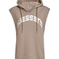 Felpa Con Zip Donna Guess Senza Maniche  V2GQ10FL04P