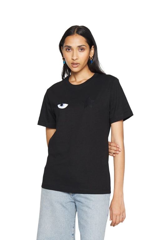 T-Shirt Manica Corta Donna Chiara Ferragni   73CBHT04CJT04