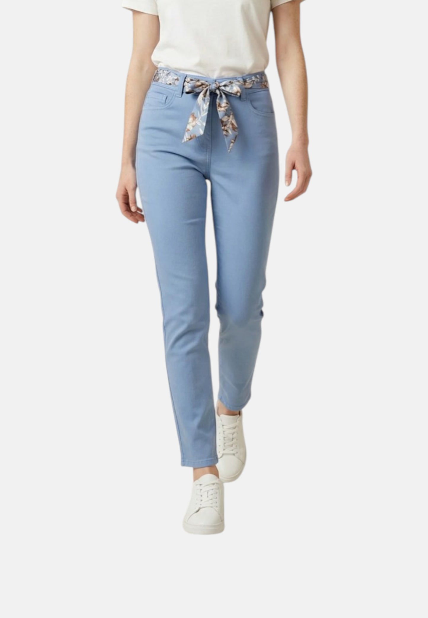Pantaloni Skinny Fit Donna Liu Jo Con Ricamo Sangallo Vita Regolare Ideal WA6260T367A