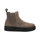 Stivaletti Chelsea Donna Frau Pelle scamosciata, Stile sporty, Elastici laterali, Suola leggera, Sottopiede estraibile, Made in Italy Waxy A41C2