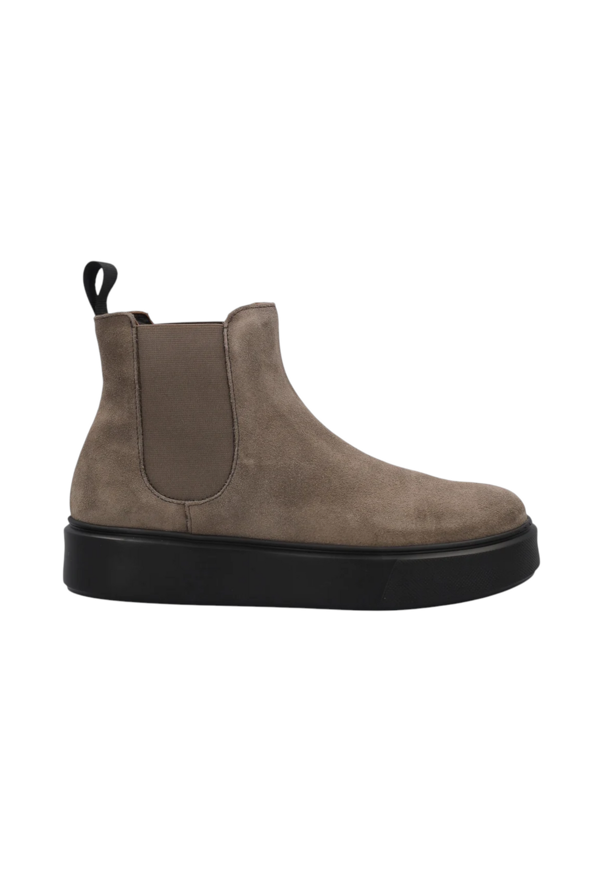 Stivaletti Chelsea Donna Frau Pelle scamosciata, Stile sporty, Elastici laterali, Suola leggera, Sottopiede estraibile, Made in Italy Waxy A41C2
