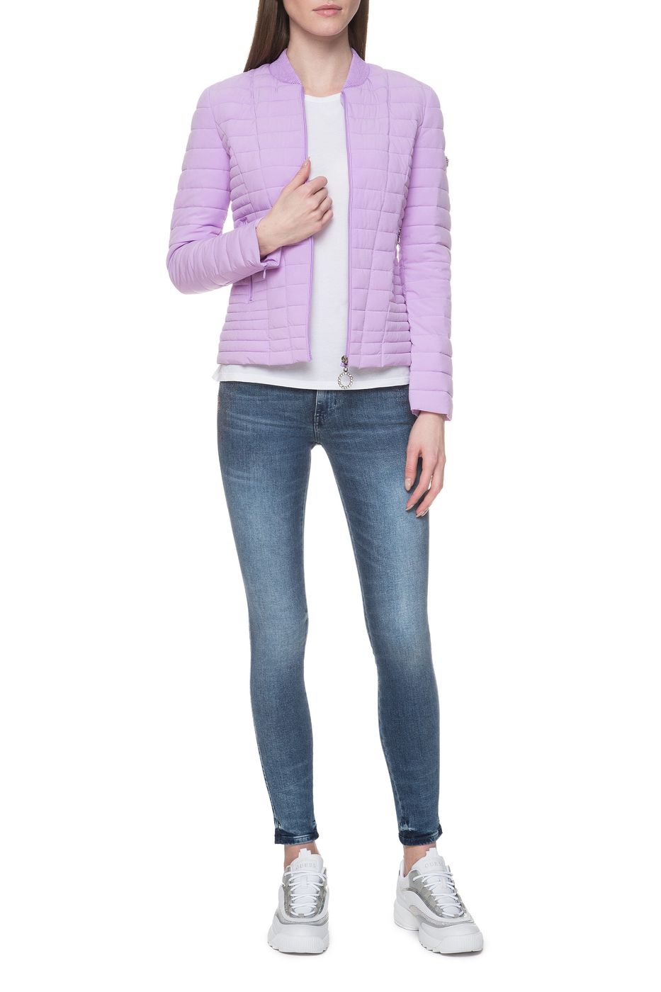 Giacca Leggera Donna Guess Con Cappuccio  W01L92WCOG0