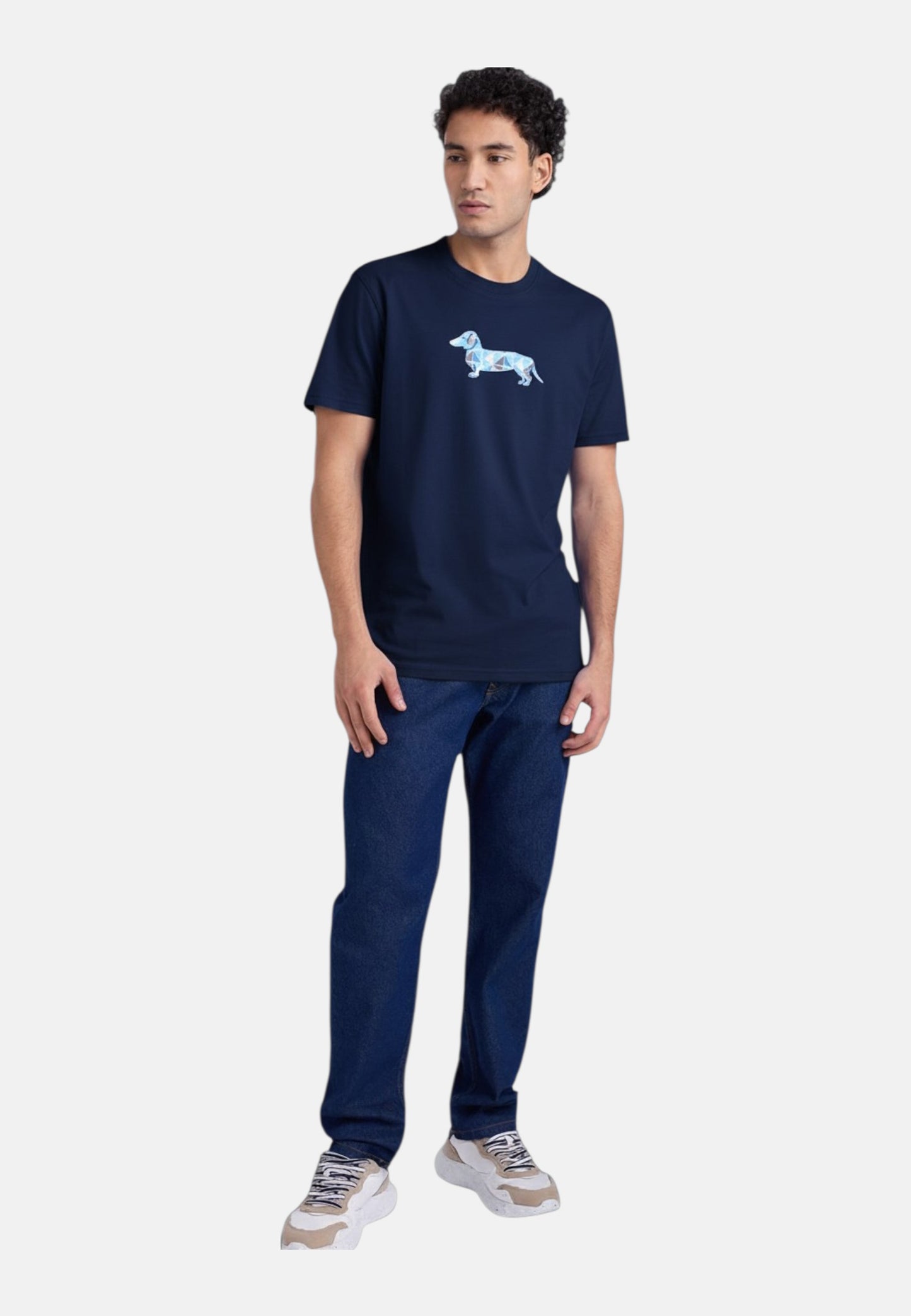 T-Shirt Manica Corta Uomo Harmont & Blaine Con Stampa Bassotto 3D  IRQ403021055S