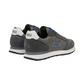 Sneakers Basse Uomo Sun68 Stile Running, Logo Ricamato, Nylon E Suede Tom Solid Z46101