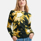 Maglione A Girocollo Donna Desigual Motivo floreale, Fit regular, Maglia fine, Poliammide riciclata Darkbotanic 26WWJF40