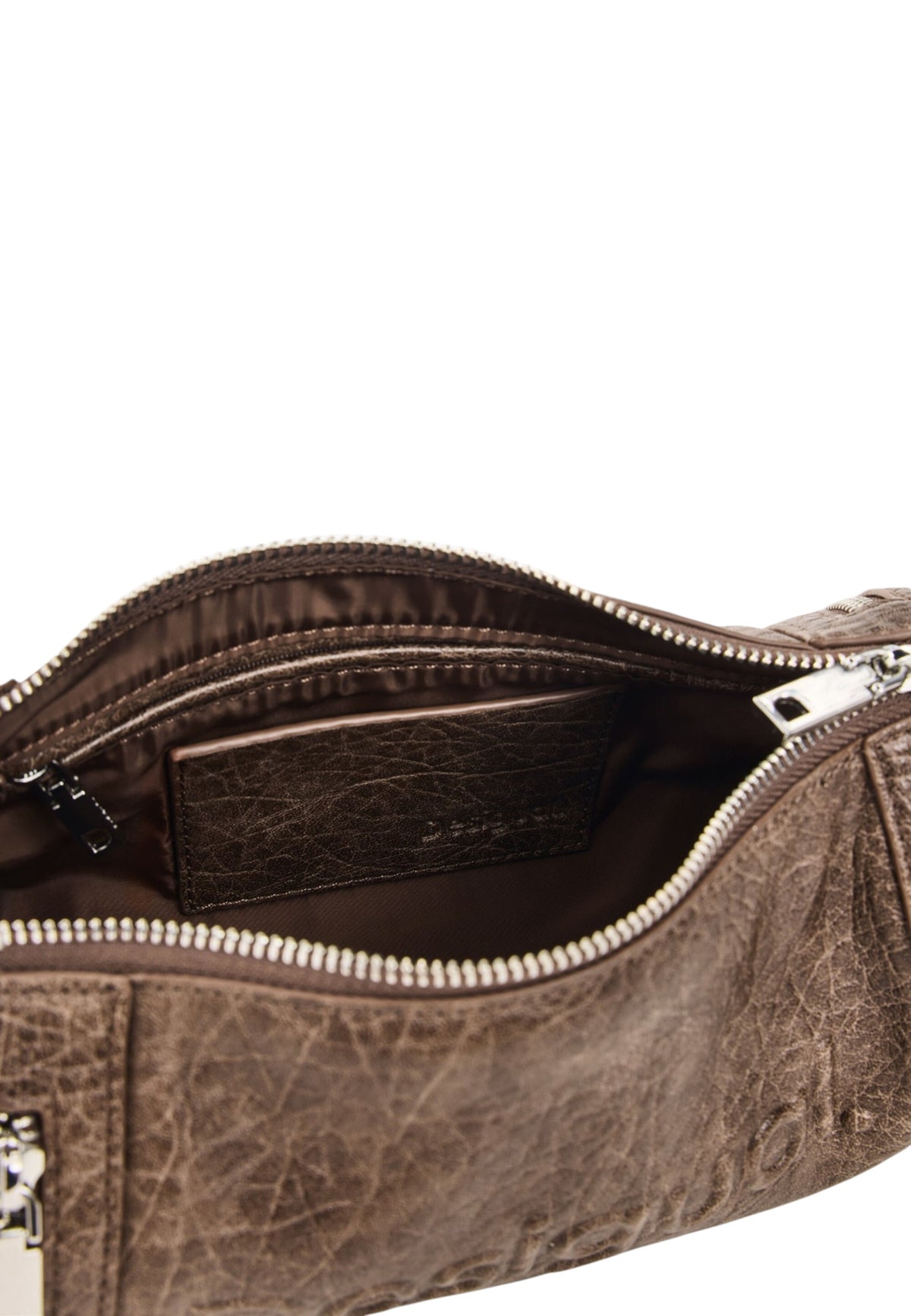 Borsa A Spalla Donna Desigual  Bag Zarauz Nf Half Logo New Choco 26WAXPAH