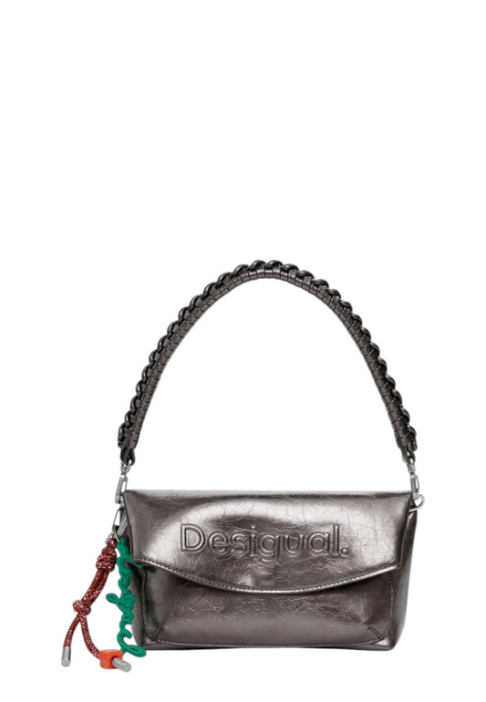 Borsa A Tracolla Donna Desigual  Half Logo Trokel Dark Silver 25WAXPAQ
