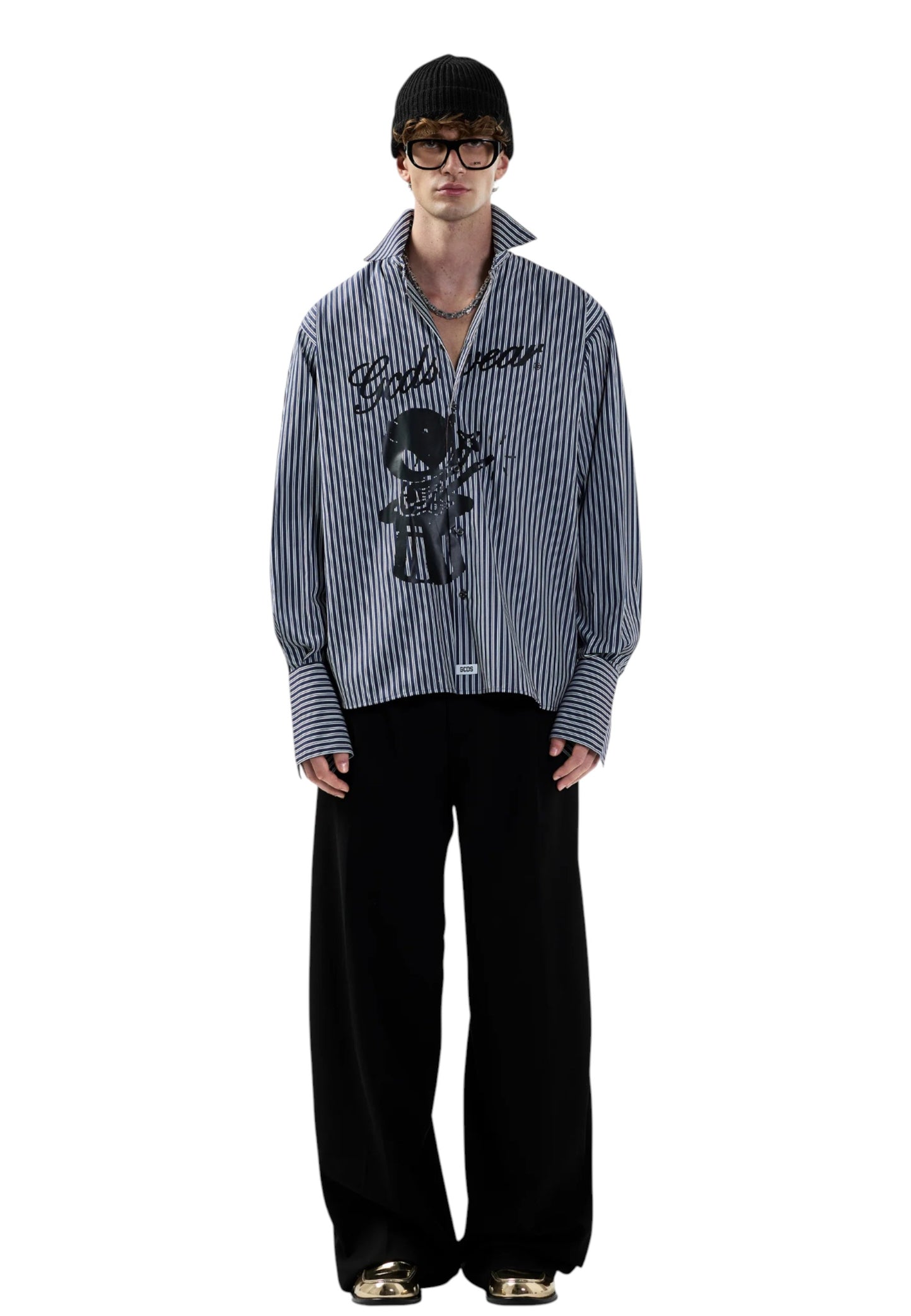 Camicia  Uomo Gcds  Magic Crackle Striped B2CM2411TQ8