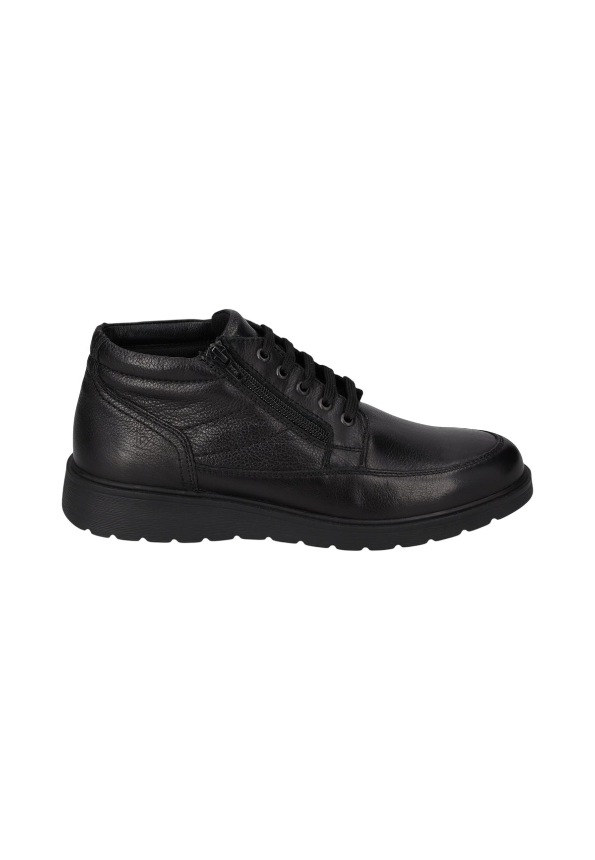 Stivaletti Polacchini Uomo Valleverde chiusura con lacci, zip laterale, suola scura  VJ833F