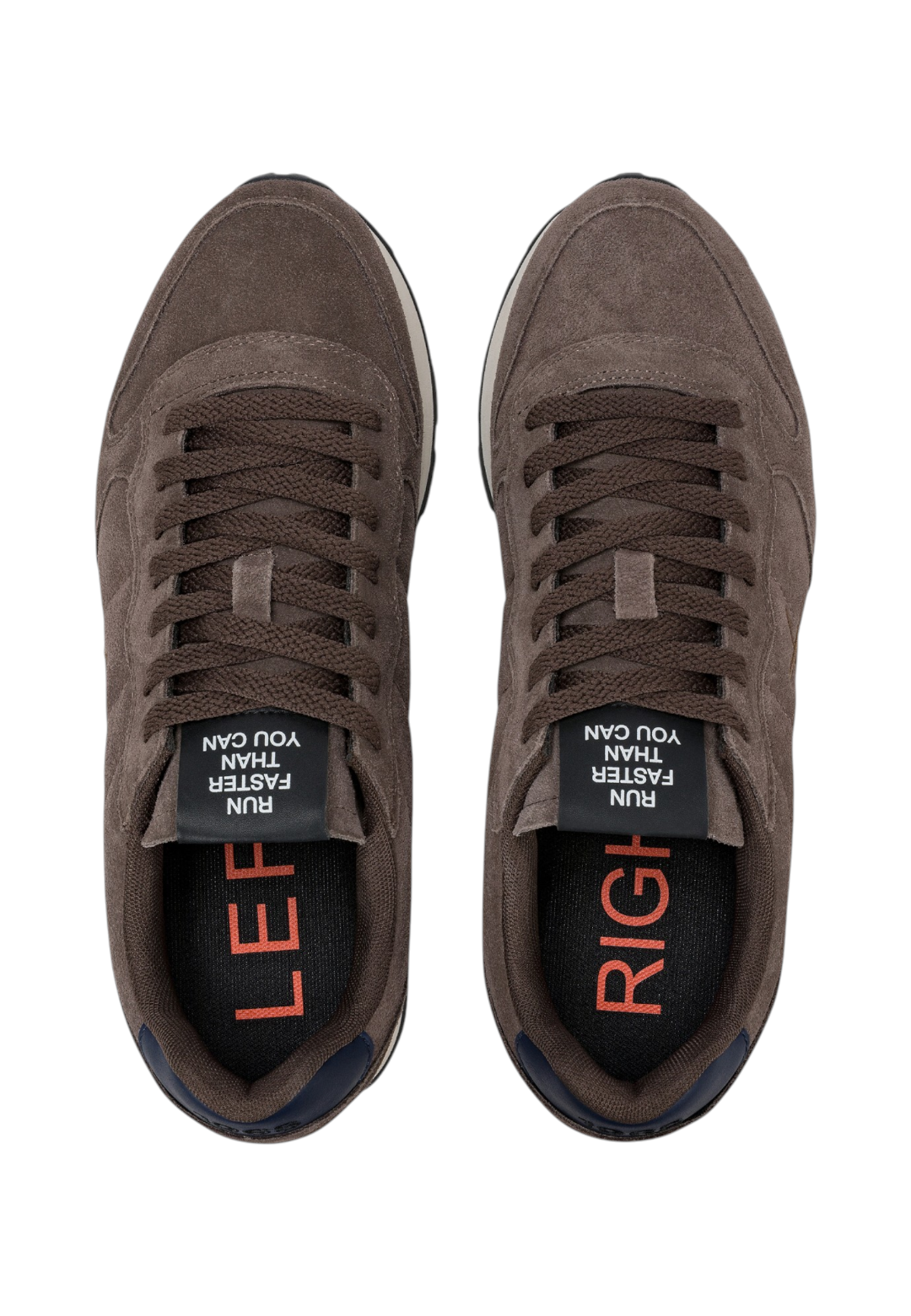 Sneakers Basse Uomo Sun68 Stile Running, Suede, Logo Ricamato Tom Suede Z46106