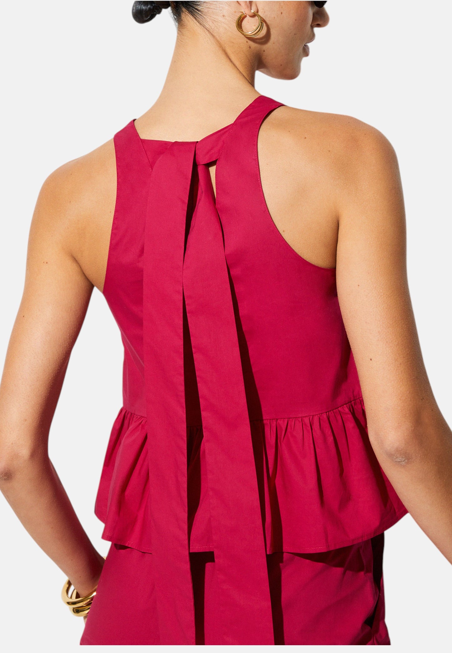 Top  Donna Liu Jo Red party Linea 3.0 WA6365T4853