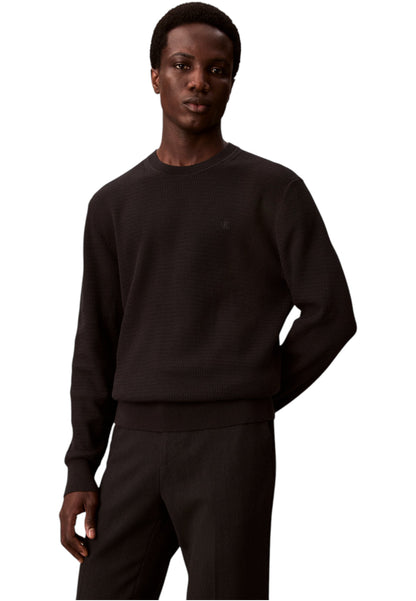 Maglione A Girocollo Uomo Calvin klein  Texture Cotton LV04LB327G