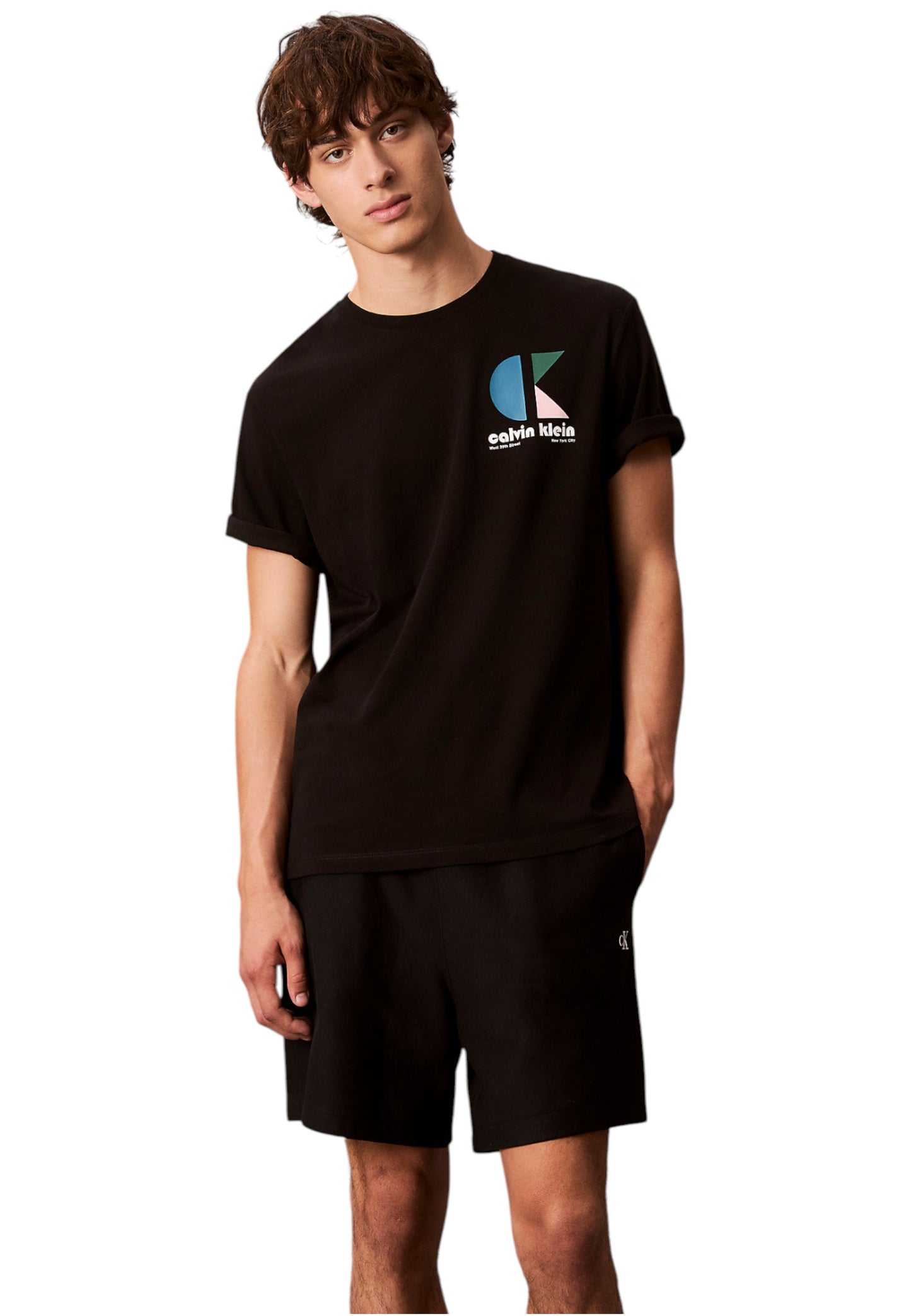 T-Shirt Manica Corta Uomo Calvin klein Jeans  20S Ck Bauhaus Lo LV04RC827G