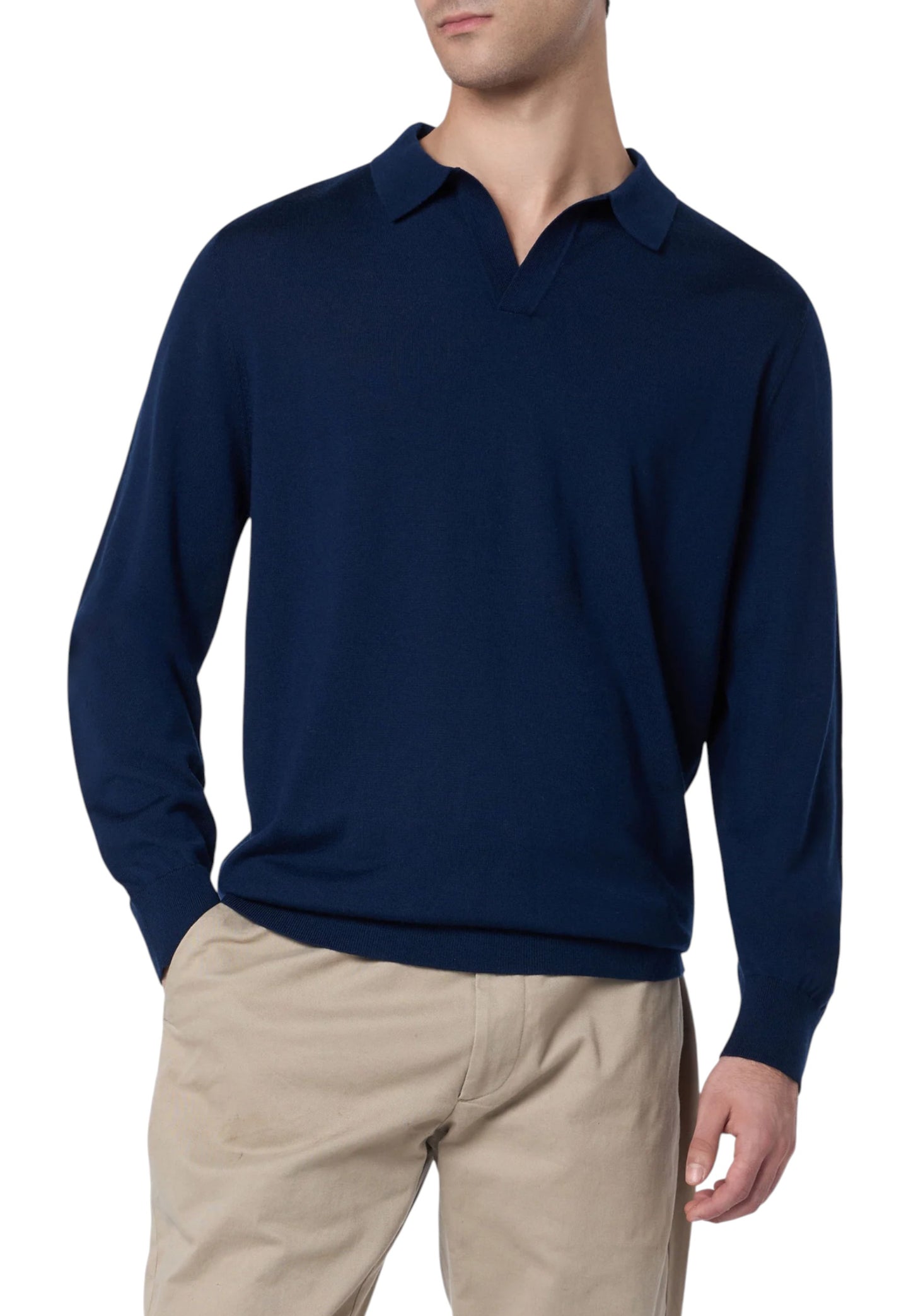 Maglione Scollo A V Uomo Mc2 Saint Barth  Covent Merino COV0005