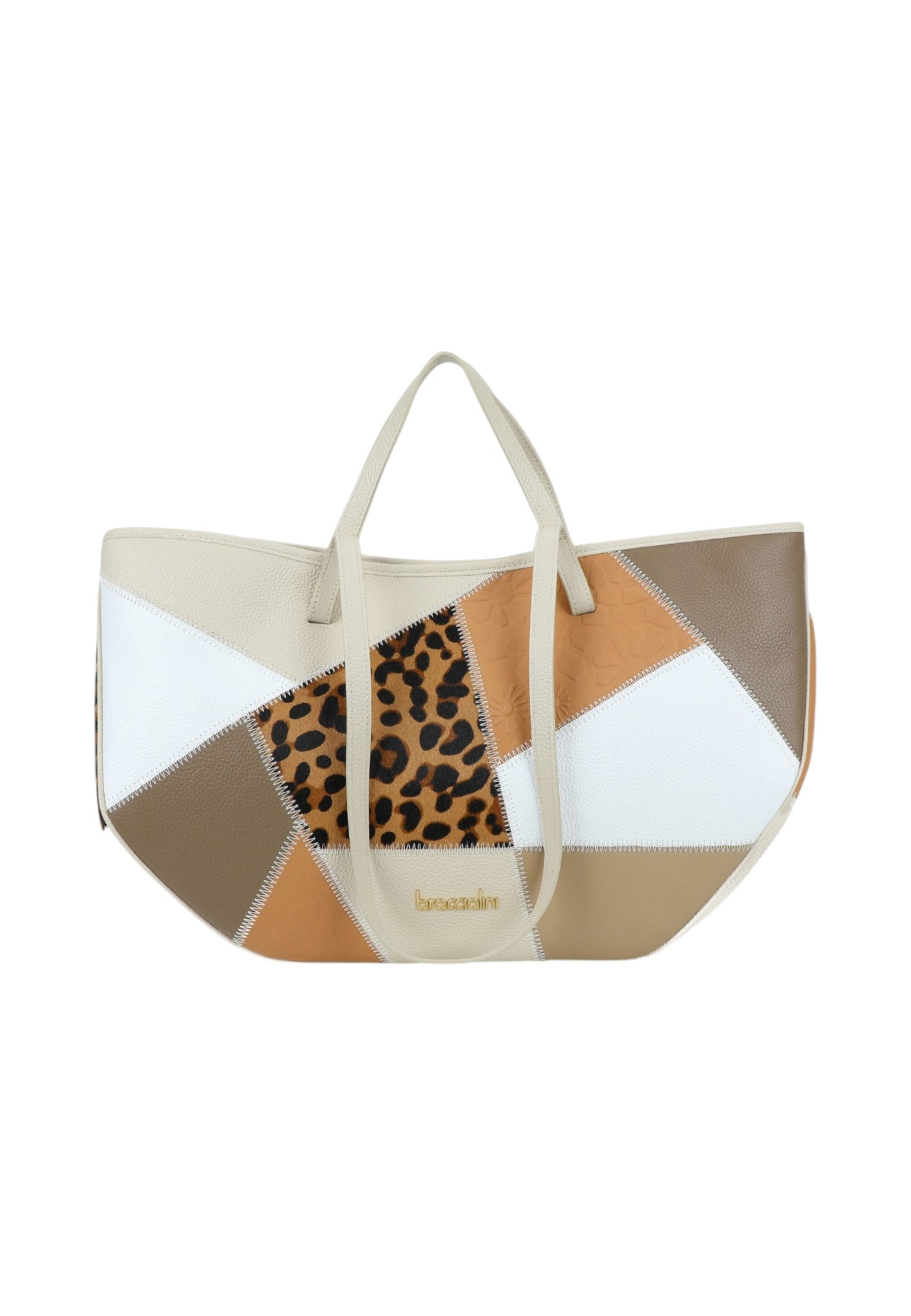 Borsa A Mano Donna Braccialini In Pelle Patchwork B19073PP