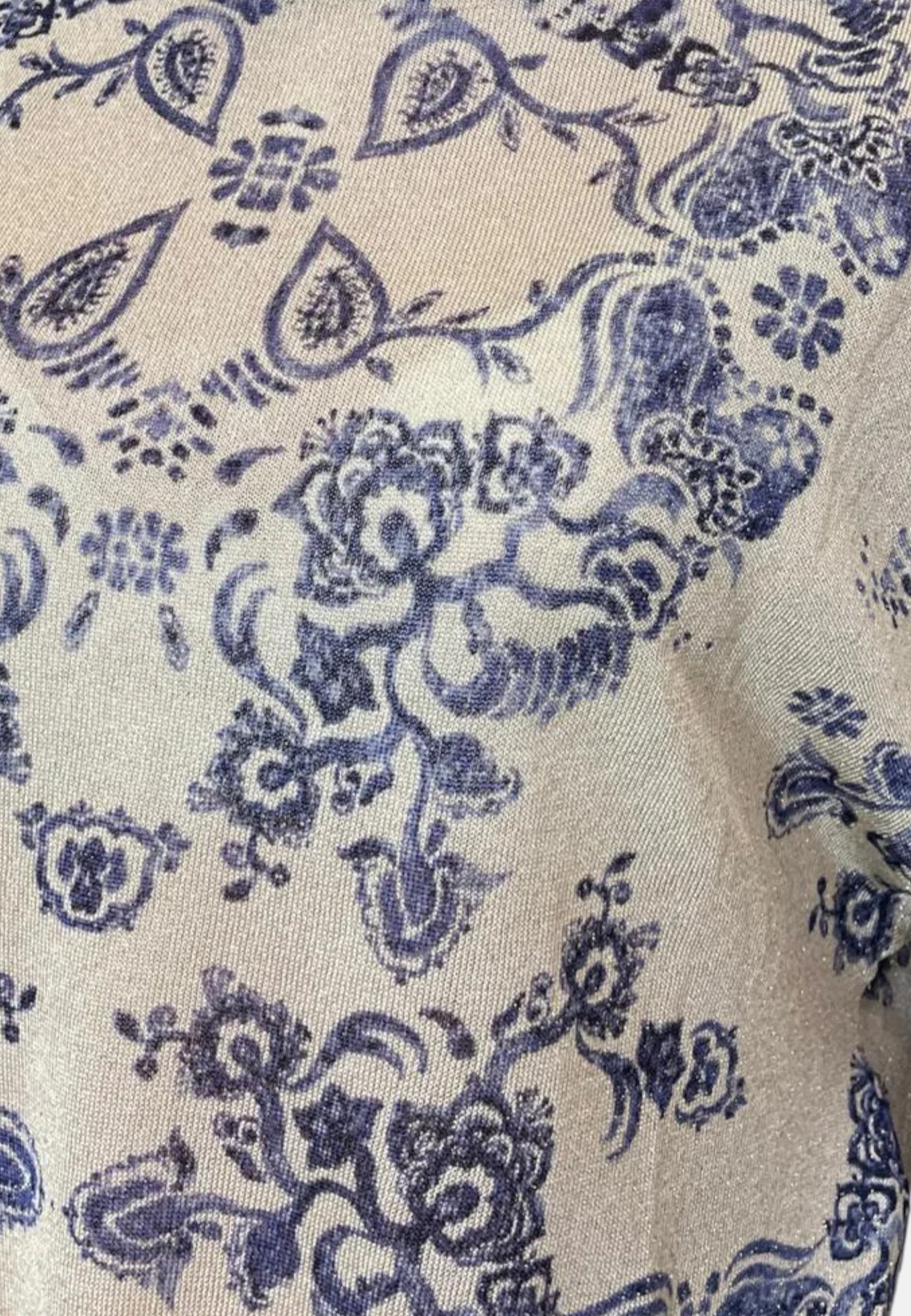 Maglia Scollo A Barca Donna Liu Jo Con Stampa  CA6355MA71N