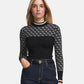 Maglione Collo Alto Donna Guess Logo 4G Gj W5BR24Z3JD2