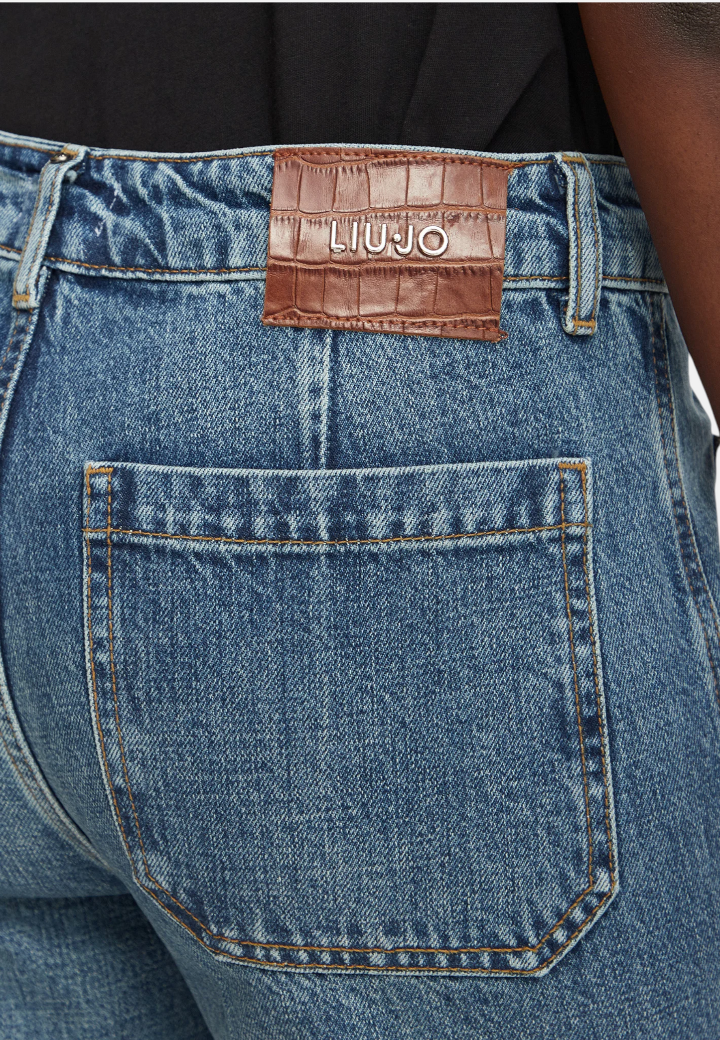 Jeans Flare Fit Donna Liu Jo A Vita Alta Patch Pocket Flare UF6196D4854