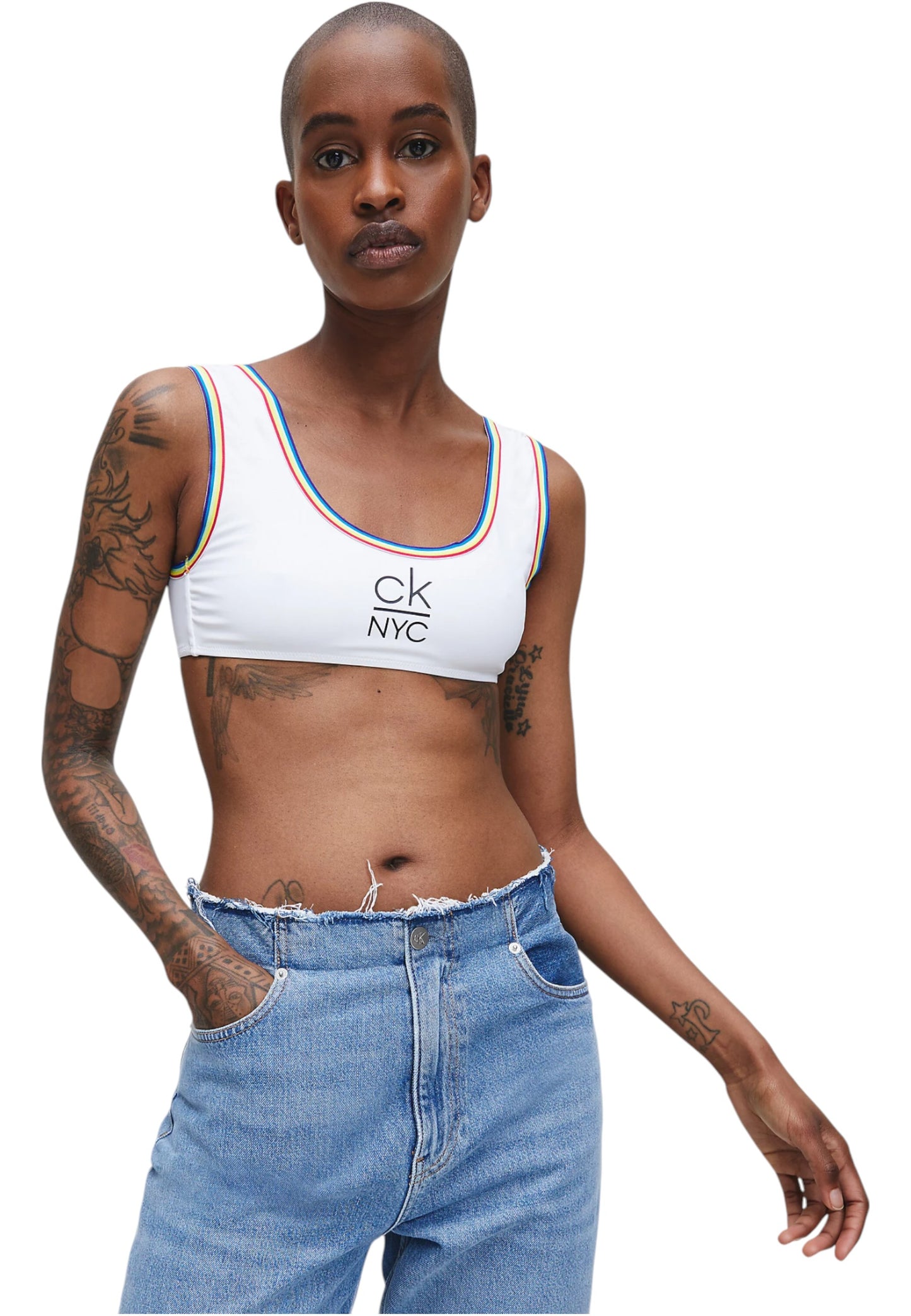 Bikini Pezzo Sopra Donna Calvin klein