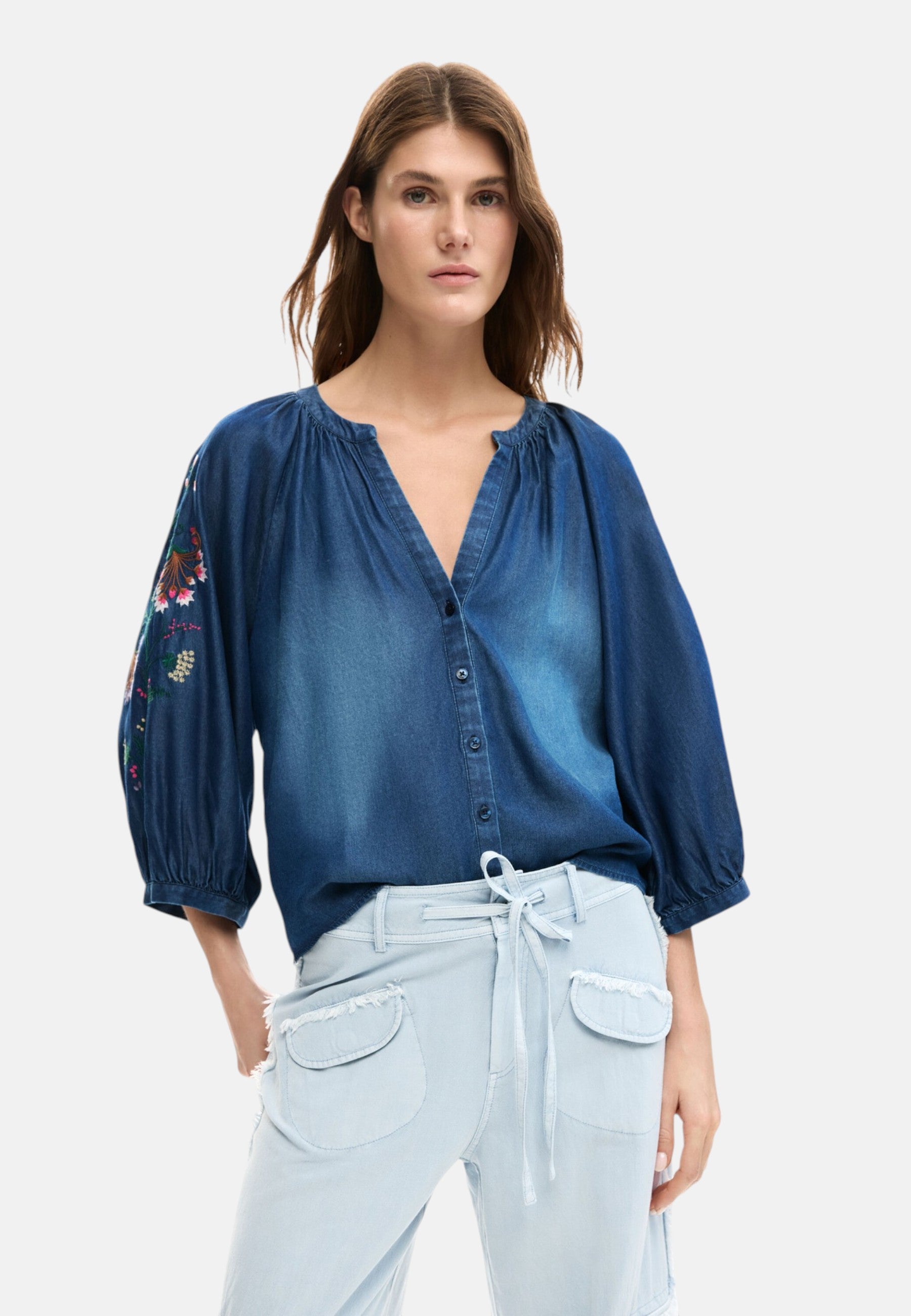 Camicia  Donna Desigual  Blus Chambre 26SWBW16