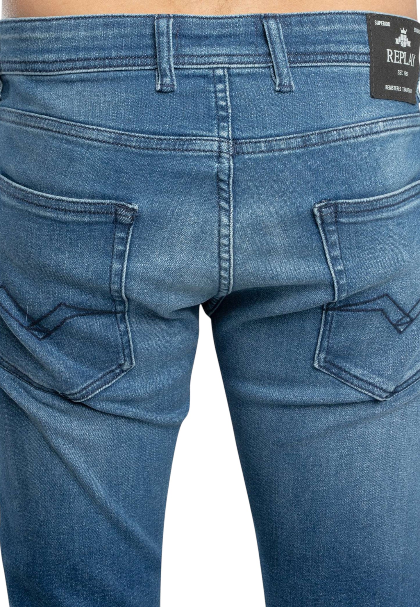 Jeans Straight Fit Uomo Replay  Grover MA972Z.000.261 C39