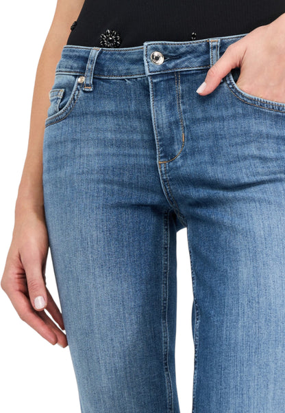 Jeans Skinny Fit Donna Liu Jo Bottom Up Con Risvolto Monroe UF5006D0236