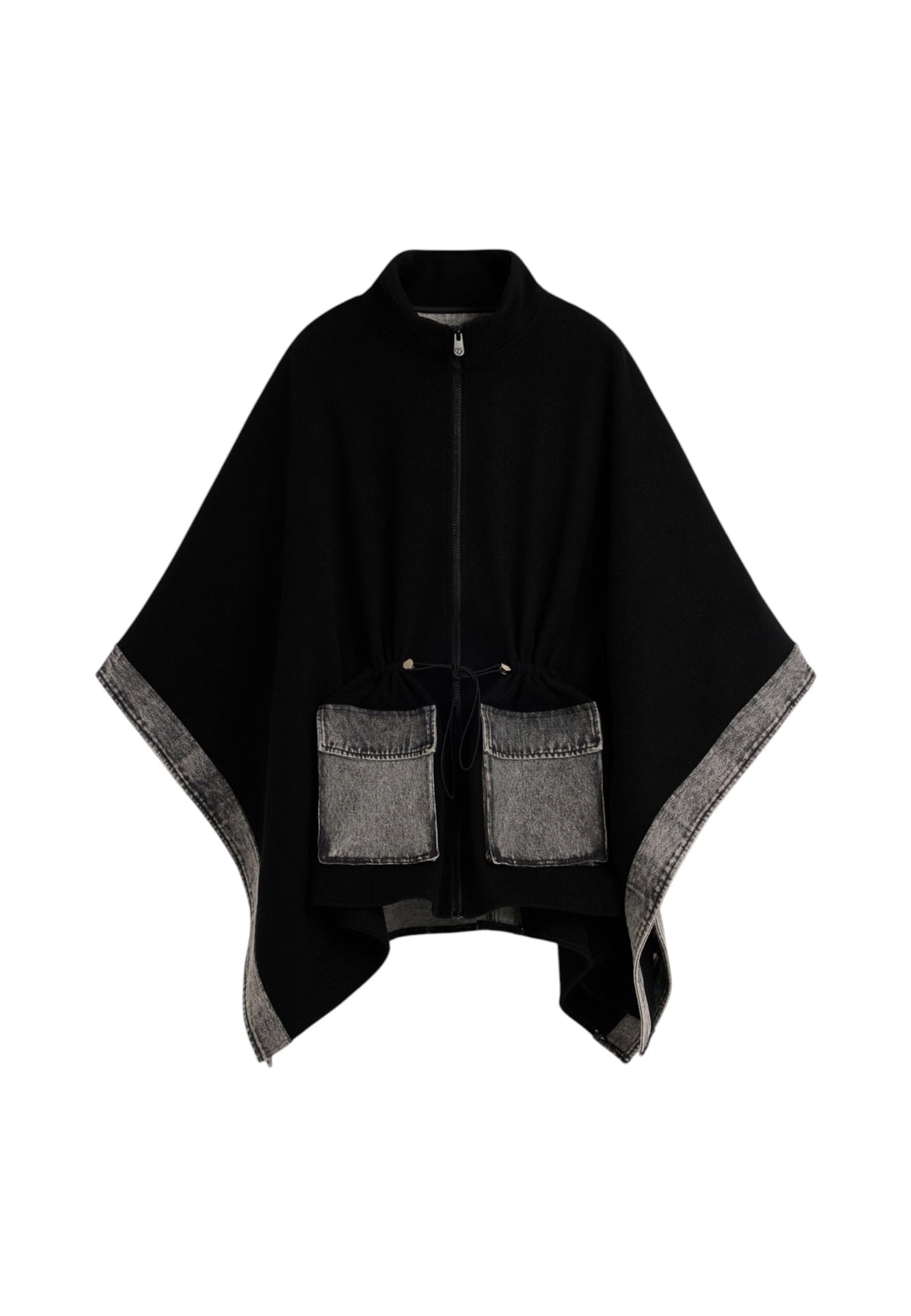 Poncho  Donna Desigual  Poncho Denim Aldama Grey 26WAIA29