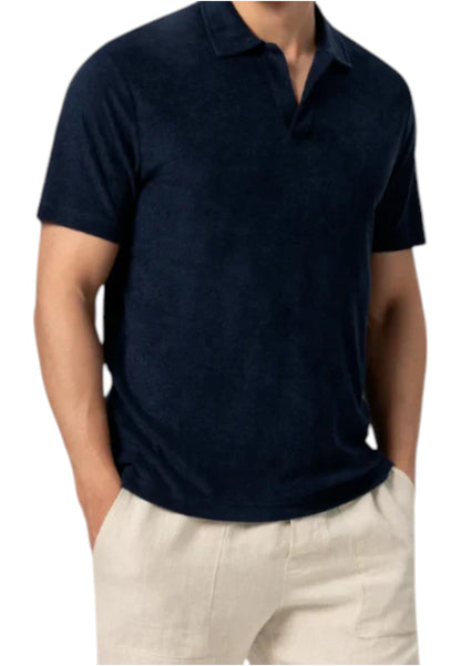 Polo Manica Corta Uomo Mc2 Saint Barth Sponge Collar Rib Jeremy