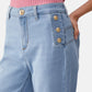 Jeans Flare Fit Donna Liu Jo Vita Alta Flare Button UA6162D0275