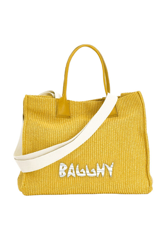 Borsa A Mano Donna Bagghy Tote Con Logo In Pelle E Tracolle A Nastro  B3GW0710