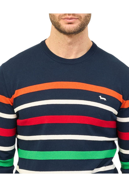 Maglia A Girocollo Uomo Harmont & Blaine Con Righe 3D  HRL639030763