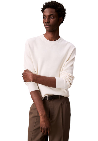 Maglione A Girocollo Uomo Calvin klein  Texture Cotton LV04LB327G