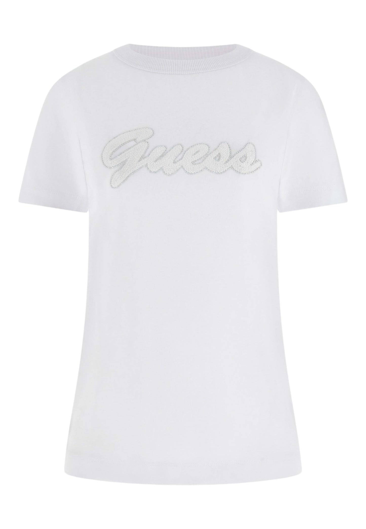 T-Shirt Manica Corta Donna Guess  3D Guess Script W6GI08K3023