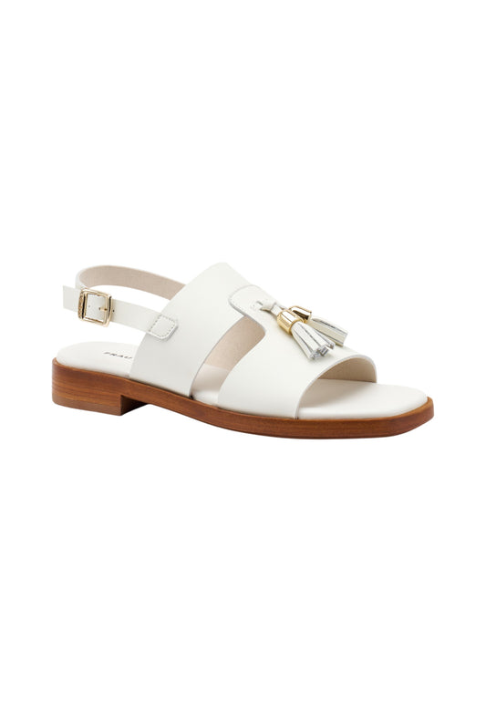 Sandali Bassi Donna Frau Con Nappine London-S