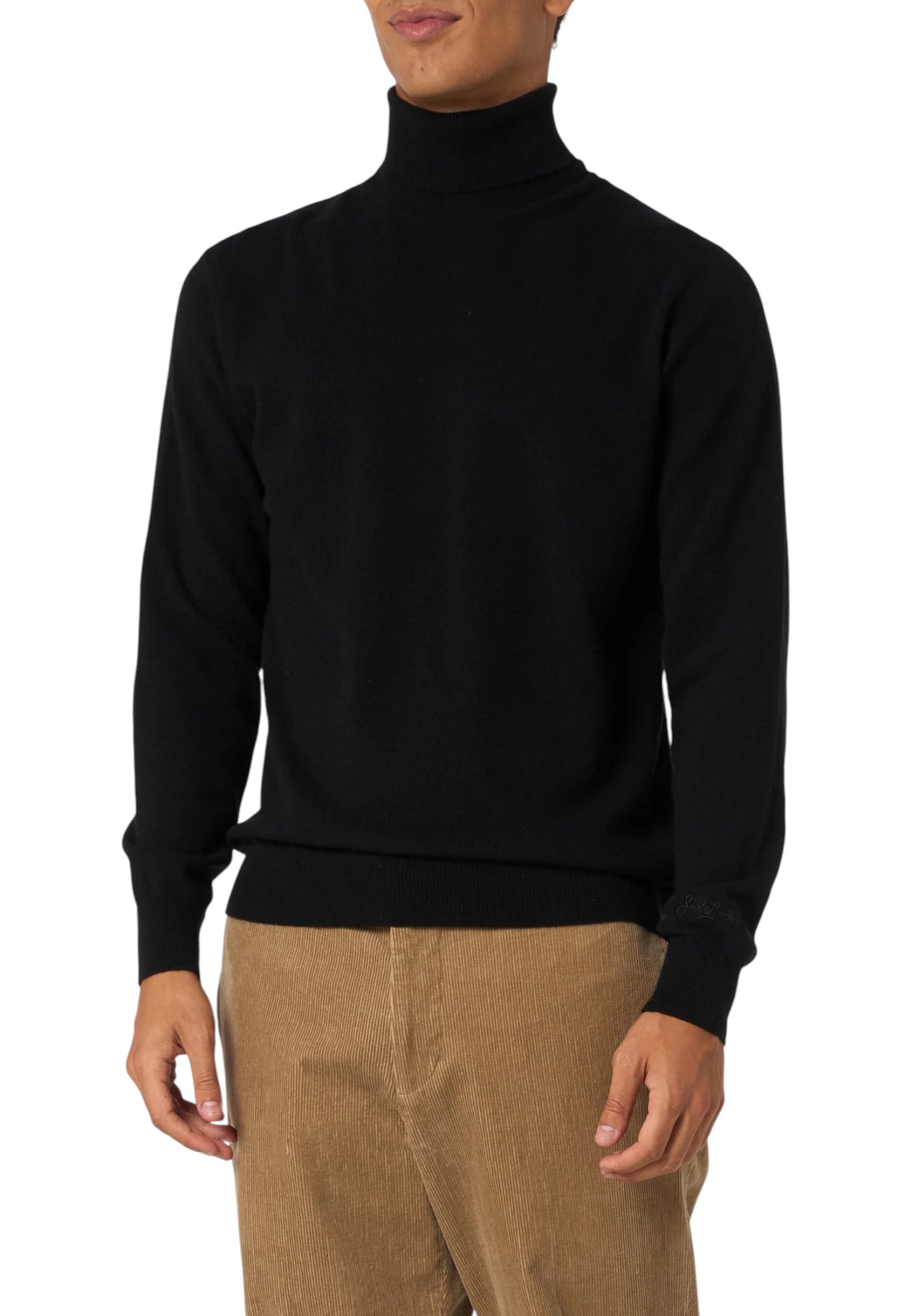 Maglione Collo Alto Uomo Mc2 Saint Barth  Bond Merinocash BOND002