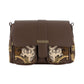 Borsa A Spalla Donna Braccialini A Spalla, Tracolla removibile e regolabile, Chiusura con clip, Due tasche interne, una con zip e una aperta, Stampa ramage con motivo ornamentale, Dimensioni: 20 x 8.5 x 18 Cm Queen B19300TY