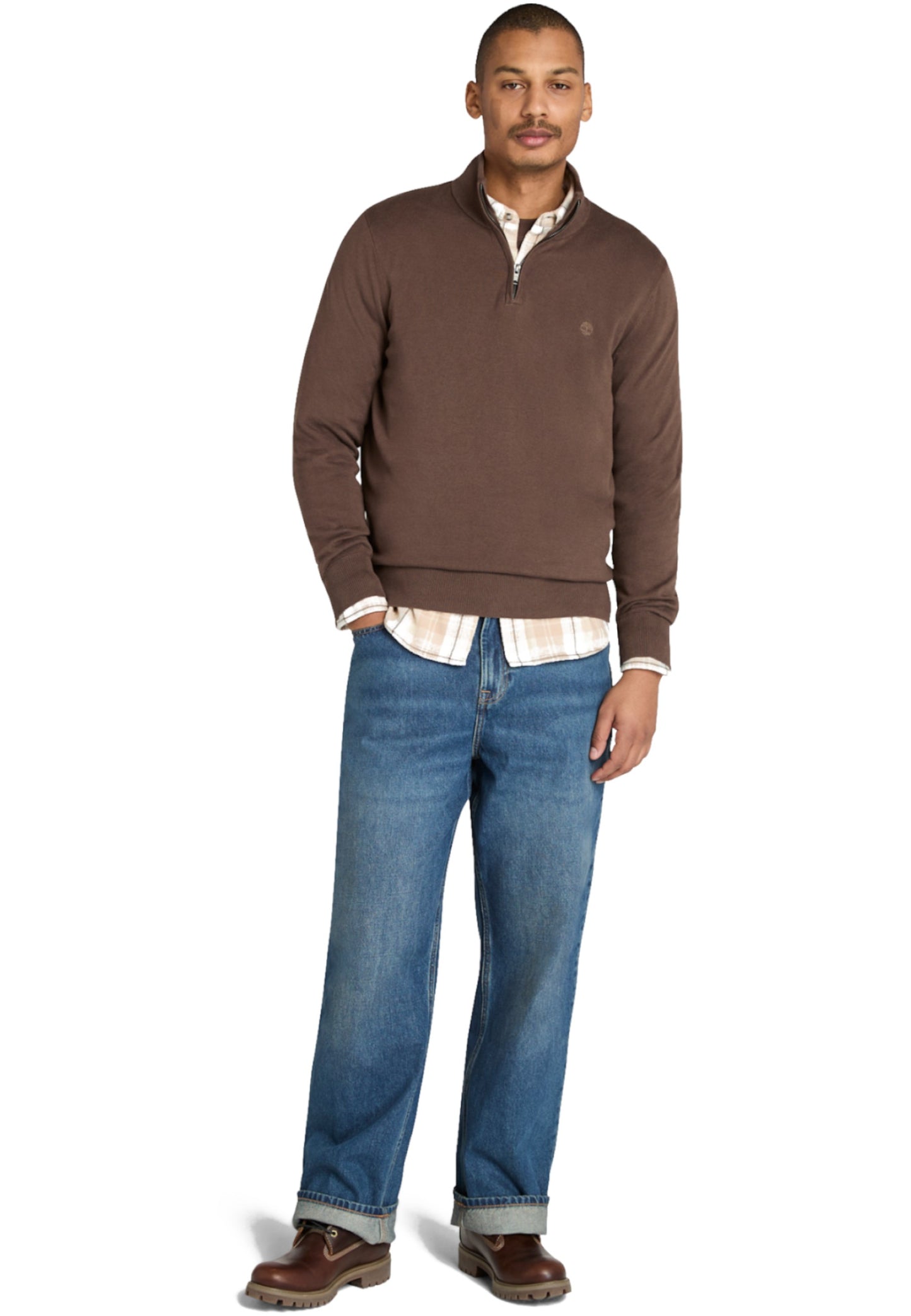Maglione 1/4 Zip Uomo Timberland  Williams River Cotton Yd 1/4 Zip TB0A2BMX